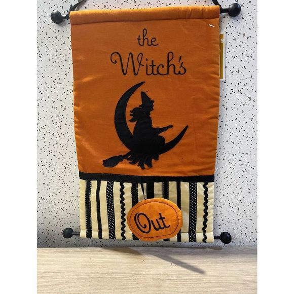 Halloween decorations,Woven Wall Decor, door Hanging sign,Halloween Party Decor - Picture 1 of 3